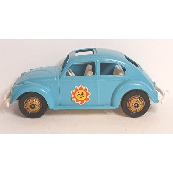 Hubley VW Volkswagon Beetle Vintage Diecast Metal Plastic Good Condition